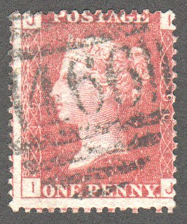Great Britain Scott 33 Used Plate 190 - IJ - Click Image to Close